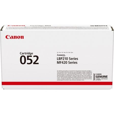 Canon Cartucho de Tóner 052 Negro Original